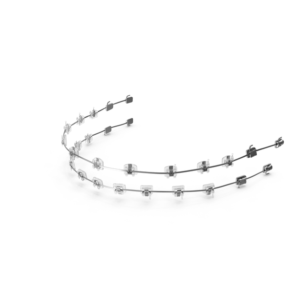 Self Ligating Transparent Dental Braces PNG & PSD Images