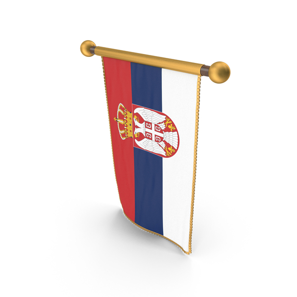 Serbia Country Hanging Flag Design PNG & PSD Images Serbia Country Hanging Flag Design PNG & PSD Images