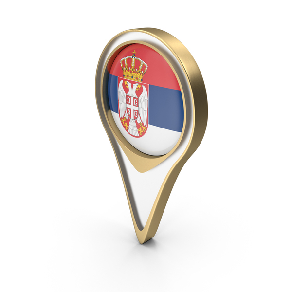 Symbols: Serbia Location Flag Symbol PNG & PSD Images