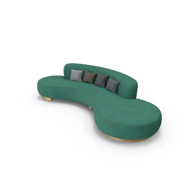 Serpentine Sofa Green PNG & PSD Images Serpentine Sofa Green PNG & PSD Images
