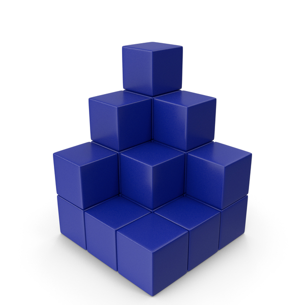 Symbols: Set Of Cubes Plastic PNG & PSD Images