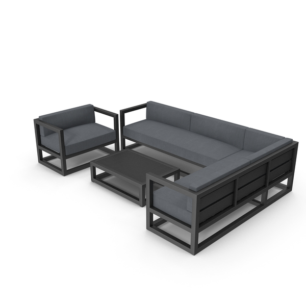Patio Furniture: Set of Outdoor Sofas and Table PNG & PSD Images Patio Furniture: Set of Outdoor Sofas and Table PNG & PSD Images