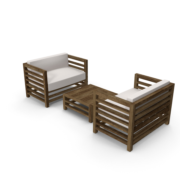 Sectional Sofa: Set of Wood Outdoor Sofas and Table PNG & PSD Images Sectional Sofa: Set of Wood Outdoor Sofas and Table PNG & PSD Images