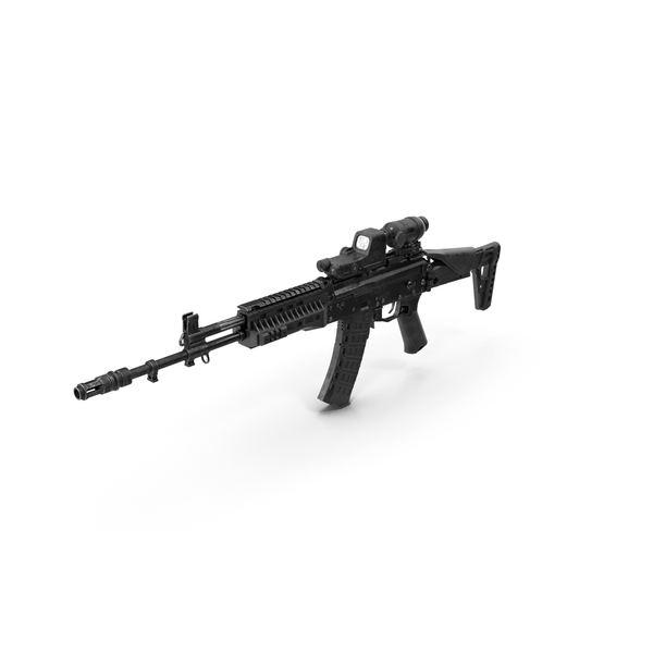 Shabby Military Assault Rifle AK 12 with Optics PNG & PSD Images Shabby Military Assault Rifle AK 12 with Optics PNG & PSD Images