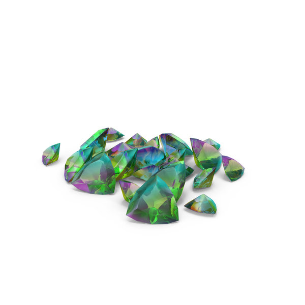 Gems: Shield Cut Mystic Topazes PNG & PSD Images