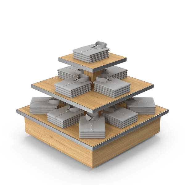 Clothes Stand: Shirt Pyramid Display Grey PNG & PSD Images Clothes Stand: Shirt Pyramid Display Grey PNG & PSD Images