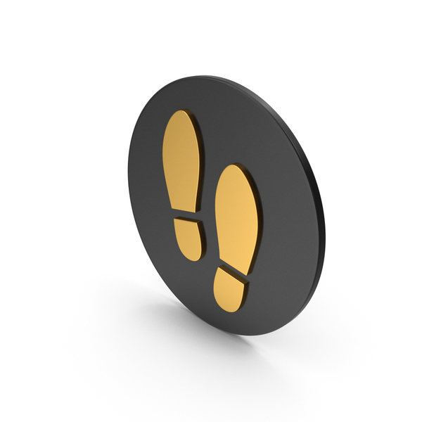 Logo: Shoe Footprint Gold Icon PNG & PSD Images Logo: Shoe Footprint Gold Icon PNG & PSD Images