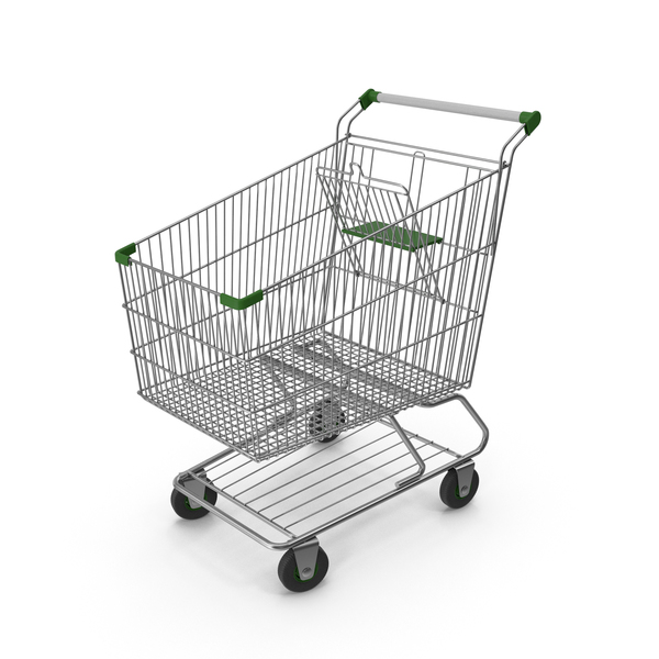 Shopping Сart with Green Plastic PNG Images & PSDs for Download ...