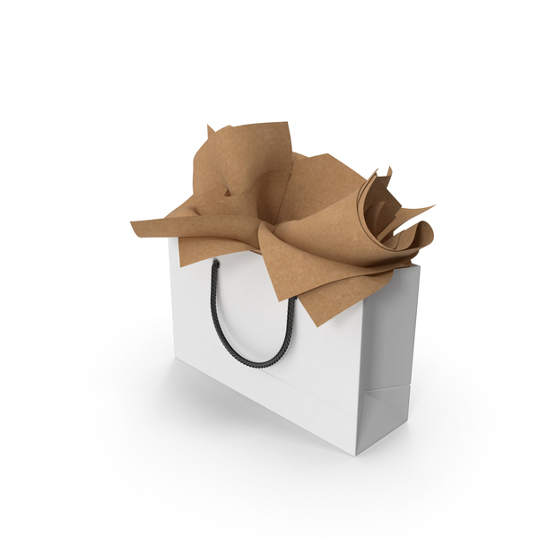 Shopping Bag with Craft Gift Paper PNG & PSD Images Shopping Bag with Craft Gift Paper PNG & PSD Images