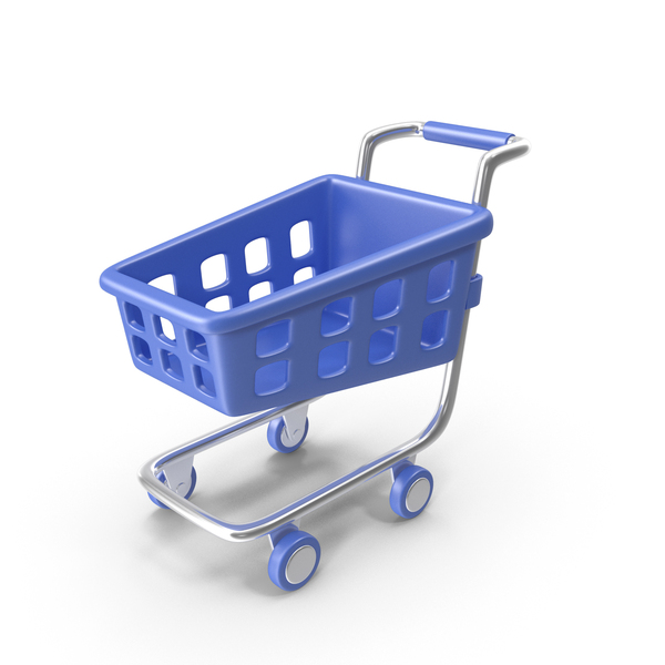 Shopping Cart Blue PNG & PSD Images