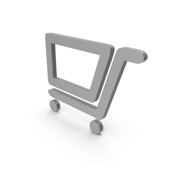 Shopping Cart Grey Symbol PNG & PSD Images