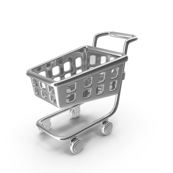 Shopping Cart Silver PNG & PSD Images