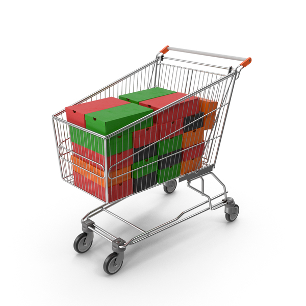 Shopping Cart With Boxes PNG & PSD Images Shopping Cart With Boxes PNG & PSD Images