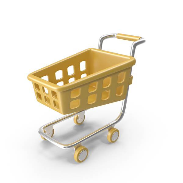 Shopping Cart Yellow PNG & PSD Images