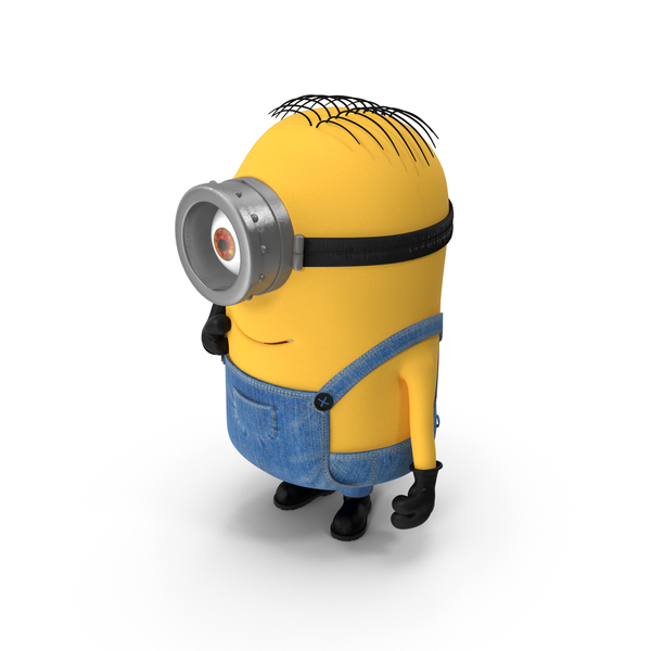 Movie And Television: Short One Eyed Minion Pose PNG & PSD Images