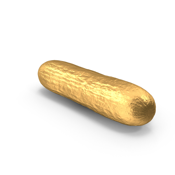 Short Persian Cucumber Gold PNG & PSD Images Short Persian Cucumber Gold PNG & PSD Images