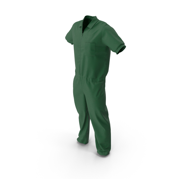 Short Sleeved Prison Overalls Green PNG & PSD Images Short Sleeved Prison Overalls Green PNG & PSD Images