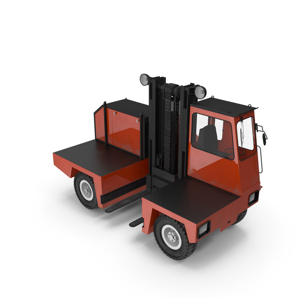 Side Loading Forklift Truck Red PNG & PSD Images Side Loading Forklift Truck Red PNG & PSD Images