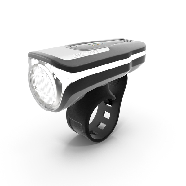 Bicycle Lamp: Sigma Aura 80 Bike Front Light Switched On PNG & PSD Images Bicycle Lamp: Sigma Aura 80 Bike Front Light Switched On PNG & PSD Images