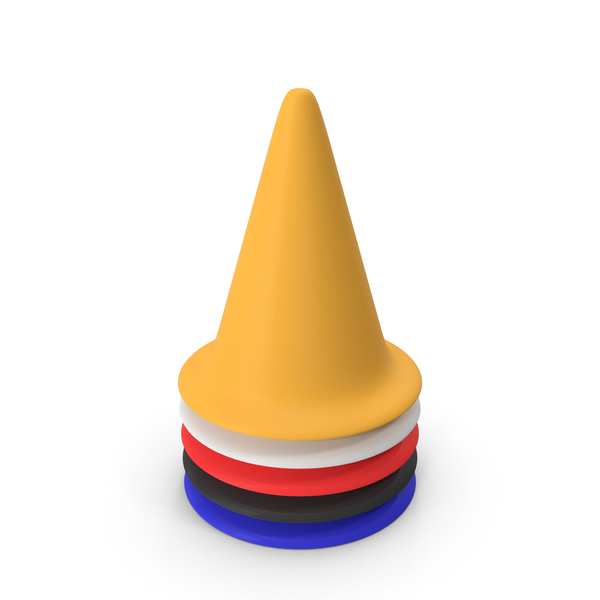 Traffic: Sign Cones Colorful PNG & PSD Images