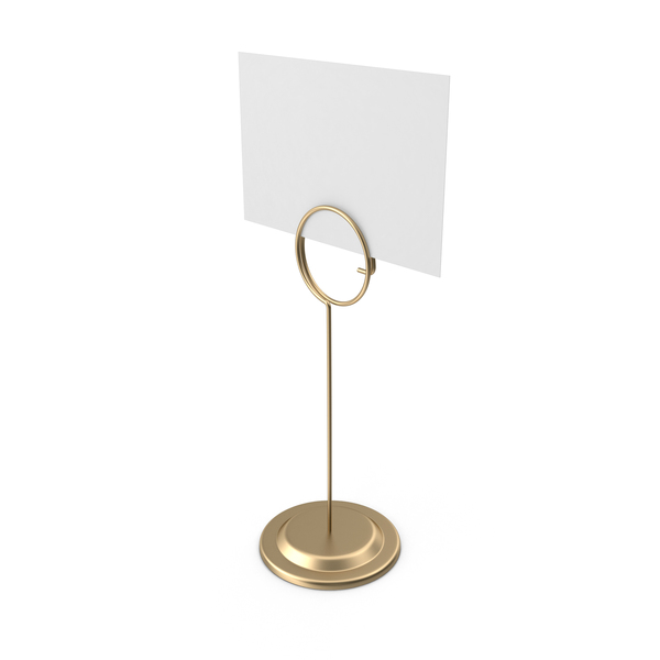 Place: Sign Holder with White Card PNG & PSD Images Place: Sign Holder with White Card PNG & PSD Images