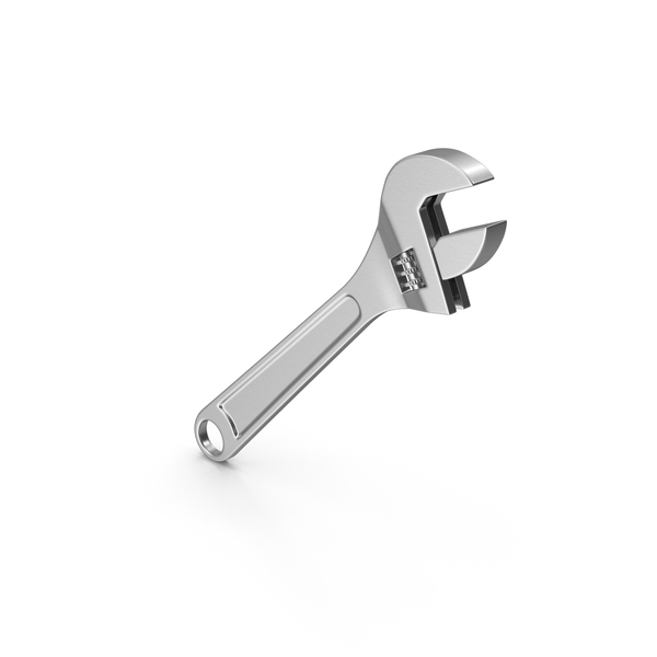 Silver Adjustable Wrench PNG & PSD Images Silver Adjustable Wrench PNG & PSD Images