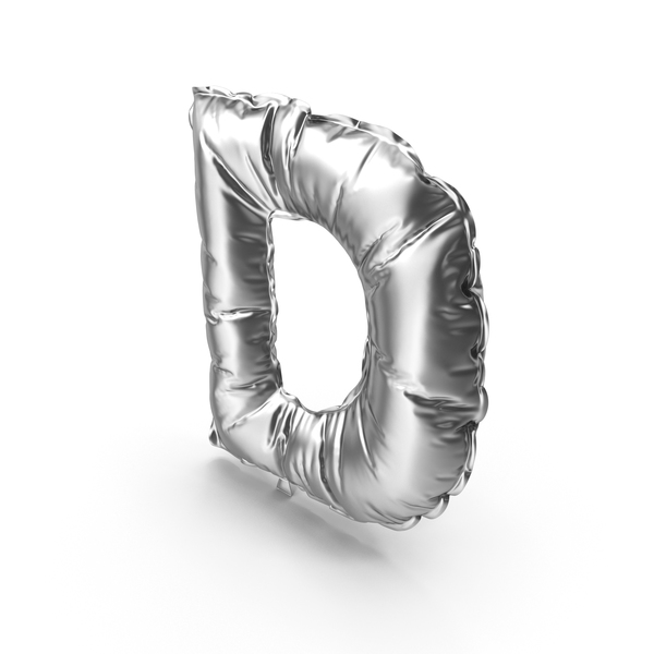 Balloons: Silver Balloon Letter D PNG & PSD Images Balloons: Silver Balloon Letter D PNG & PSD Images