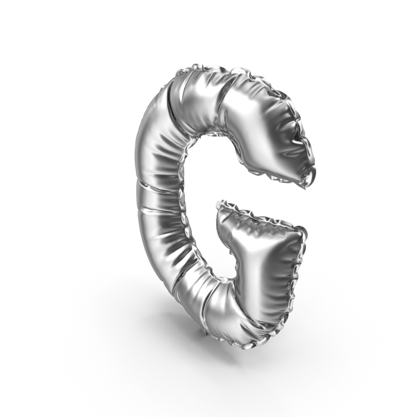 Language: Silver Balloon Letter G PNG & PSD Images Language: Silver Balloon Letter G PNG & PSD Images