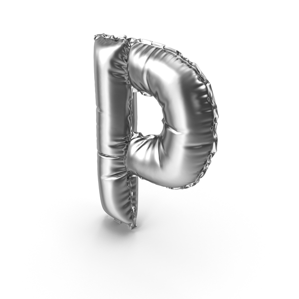 Silver Balloon Letter P PNG Images & PSDs for Download | PixelSquid ...