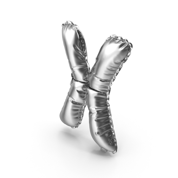 Language: Silver Balloon Letter X PNG & PSD Images Language: Silver Balloon Letter X PNG & PSD Images