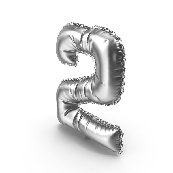 Silver Balloon Number 2 PNG & PSD Images Silver Balloon Number 2 PNG & PSD Images
