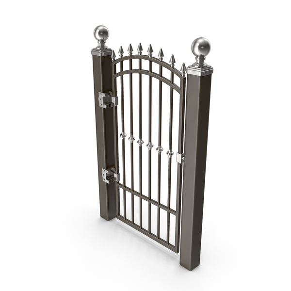 Silver & Black Gate PNG & PSD Images Silver & Black Gate PNG & PSD Images