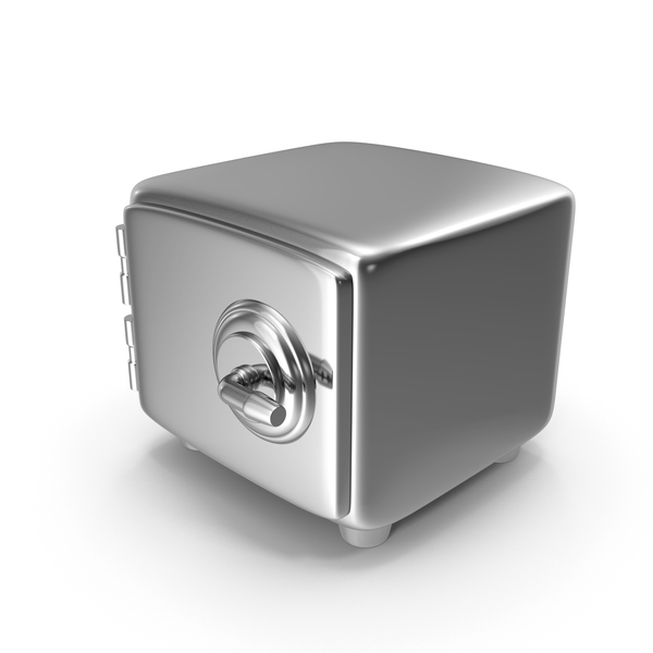 Silver Cartoon Safe PNG & PSD Images Silver Cartoon Safe PNG & PSD Images