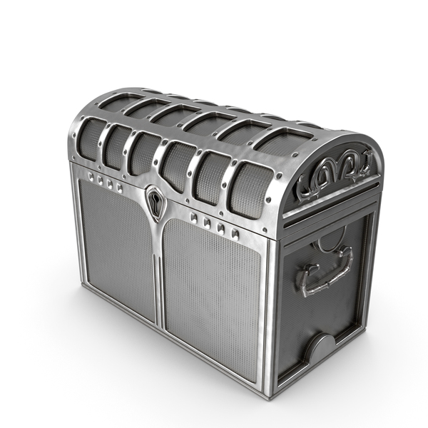 Treasure: Silver Chest Locked PNG & PSD Images Treasure: Silver Chest Locked PNG & PSD Images