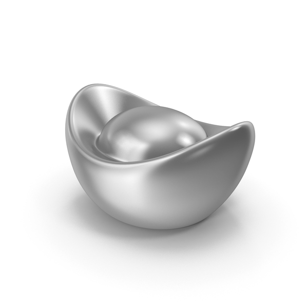 Coins: Silver Chinese Ingot PNG & PSD Images Coins: Silver Chinese Ingot PNG & PSD Images