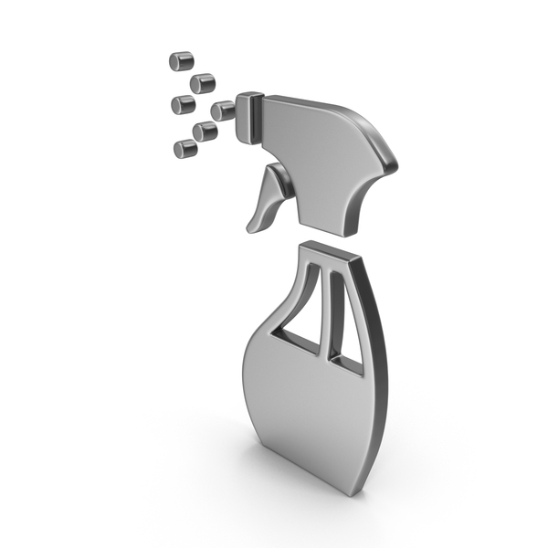 Bottle: Silver Cleaning Spray Symbol PNG & PSD Images