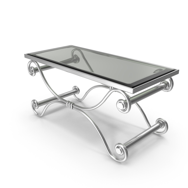 Silver Coffee Table PNG & PSD Images