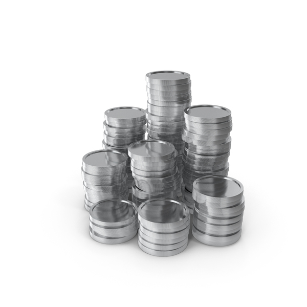 Coin: Silver Coins 8 Stack PNG & PSD Images Coin: Silver Coins 8 Stack PNG & PSD Images