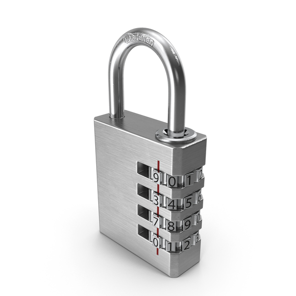 Silver Combination Padlock PNG & PSD Images Silver Combination Padlock PNG & PSD Images