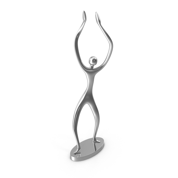 Silver Decor Statue Dance Hands Up PNG & PSD Images Silver Decor Statue Dance Hands Up PNG & PSD Images