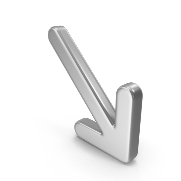 Directional: Silver Diagonal Arrow Down PNG & PSD Images Directional: Silver Diagonal Arrow Down PNG & PSD Images