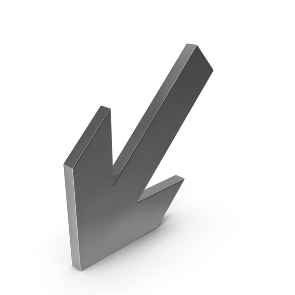 Directional: Silver Down Arrow PNG & PSD Images Directional: Silver Down Arrow PNG & PSD Images