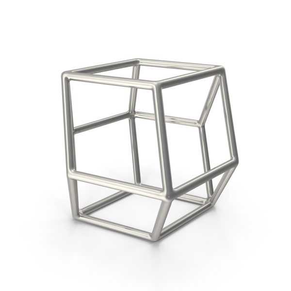 Home Decor: Silver Geometric Shaped Showpiece PNG & PSD Images
