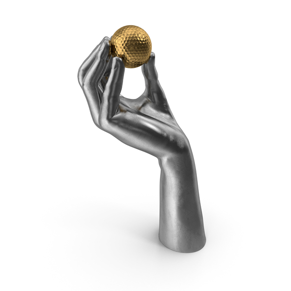 Ping Pong: Silver Hand Holding a Golden Golf Ball PNG & PSD Images Ping Pong: Silver Hand Holding a Golden Golf Ball PNG & PSD Images