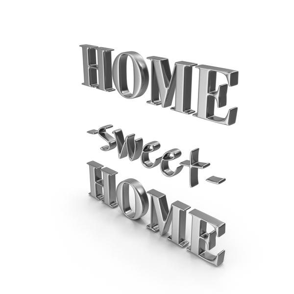 Symbols: Silver Home Sweet Home Symbol PNG & PSD Images Symbols: Silver Home Sweet Home Symbol PNG & PSD Images