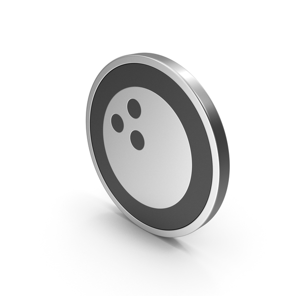 Silver Icon Bowling Ball PNG & PSD Images