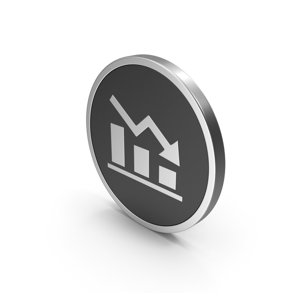Line: Silver Icon Graph Chart Down PNG & PSD Images Line: Silver Icon Graph Chart Down PNG & PSD Images