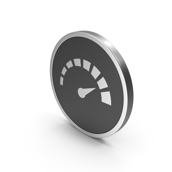 Silver Icon Speedometer PNG & PSD Images