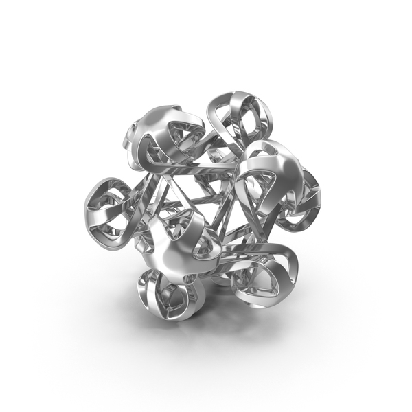 Geometric Shape: Silver Icosahedral Bloom PNG & PSD Images Geometric Shape: Silver Icosahedral Bloom PNG & PSD Images