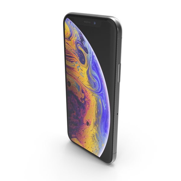Smartphone: Silver iPhone XS PNG & PSD Images
